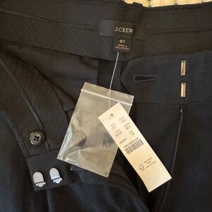 NWT Unworn Black Linen Jcrew Pant